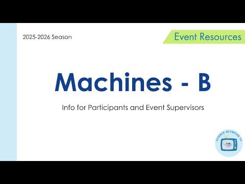 Science Olympiad Machines - B Device Build