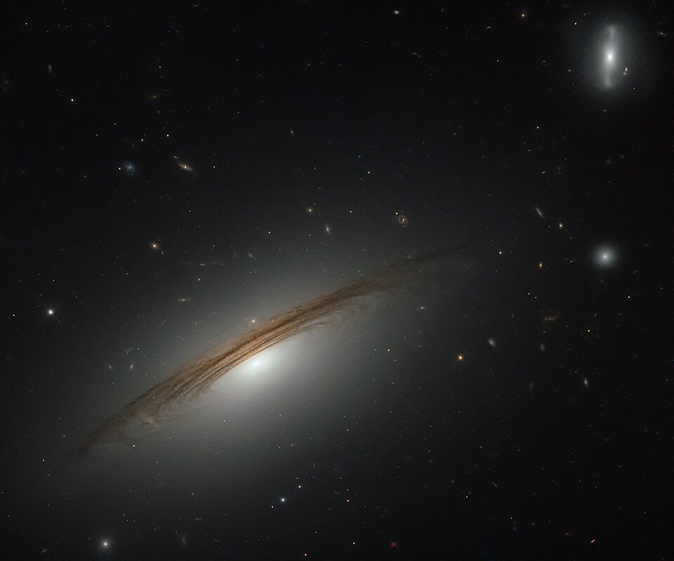 Spiral galaxy UGC 12591 is classified as an S0/Sa galaxy.[1]